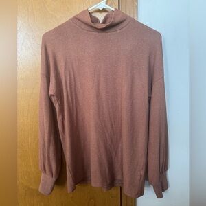 Maurices Warm Brown Turtleneck Sweater